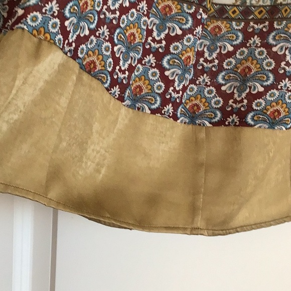 Artesia boho festival semi sheer peasant blouse NWT - Picture 10 of 12